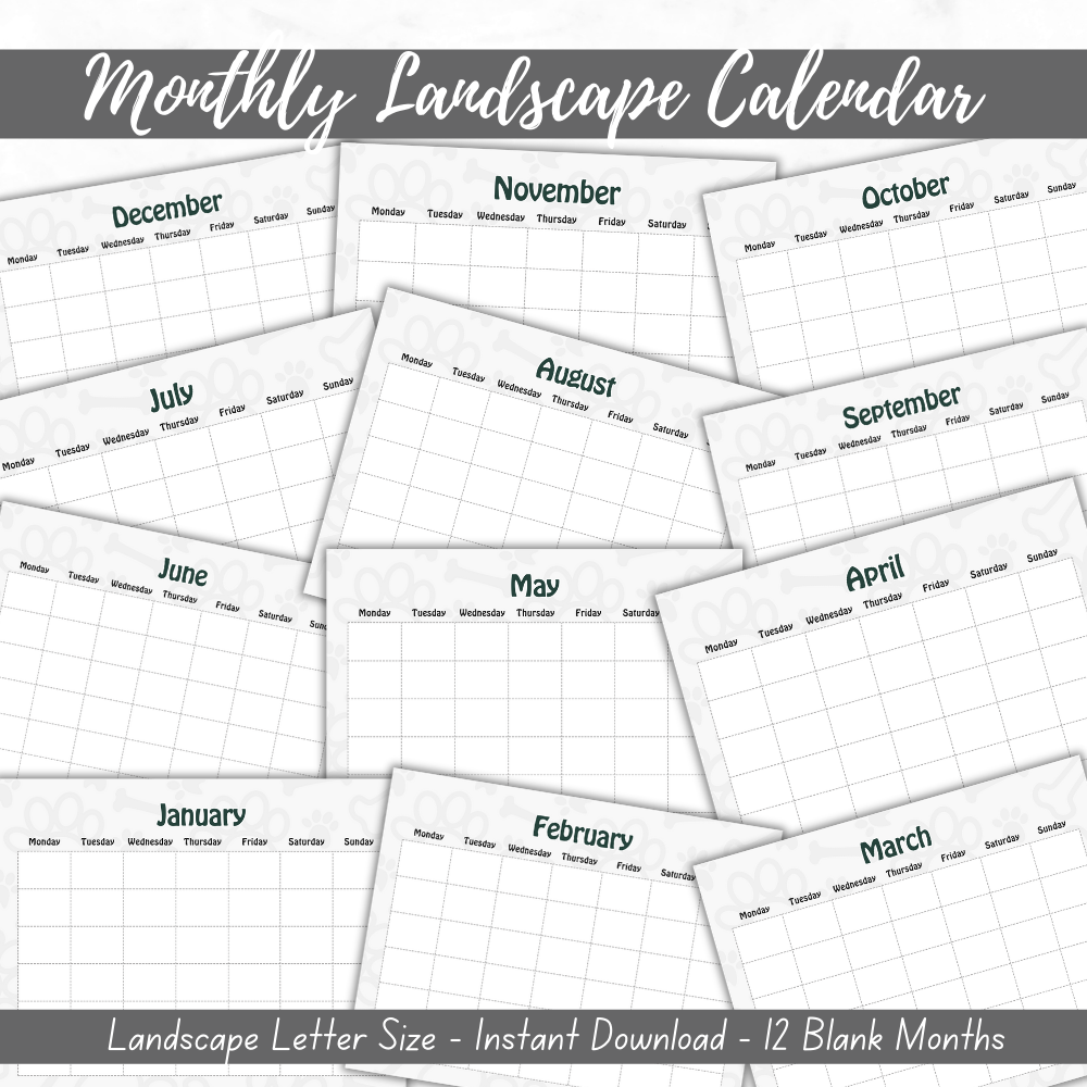 PLR Gray Dog Walker Planner