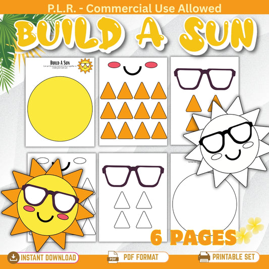 PLR Printable Build a Sun
