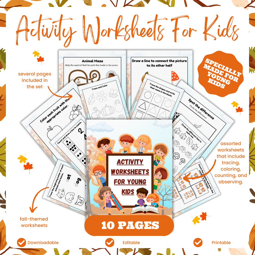 Ultimate Fall PLR Printables Template Pack