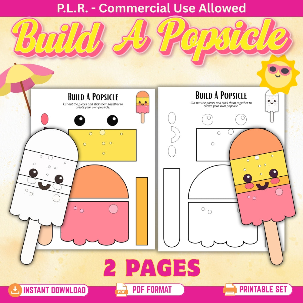 PLR Printable Build a Popsicle