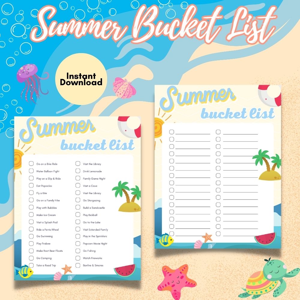 The Ultimate P.L.R. Summer Printables Template Pack