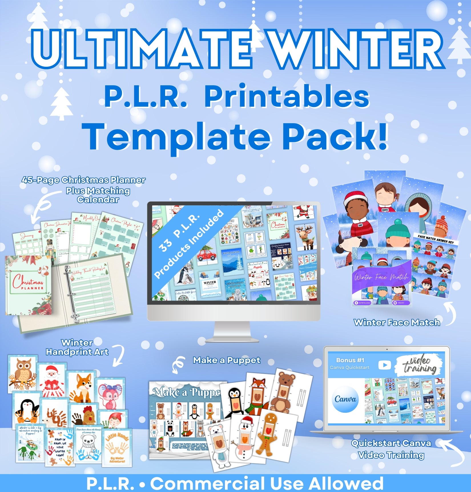 Ultimate Winter Template Pack – plr-printables-store