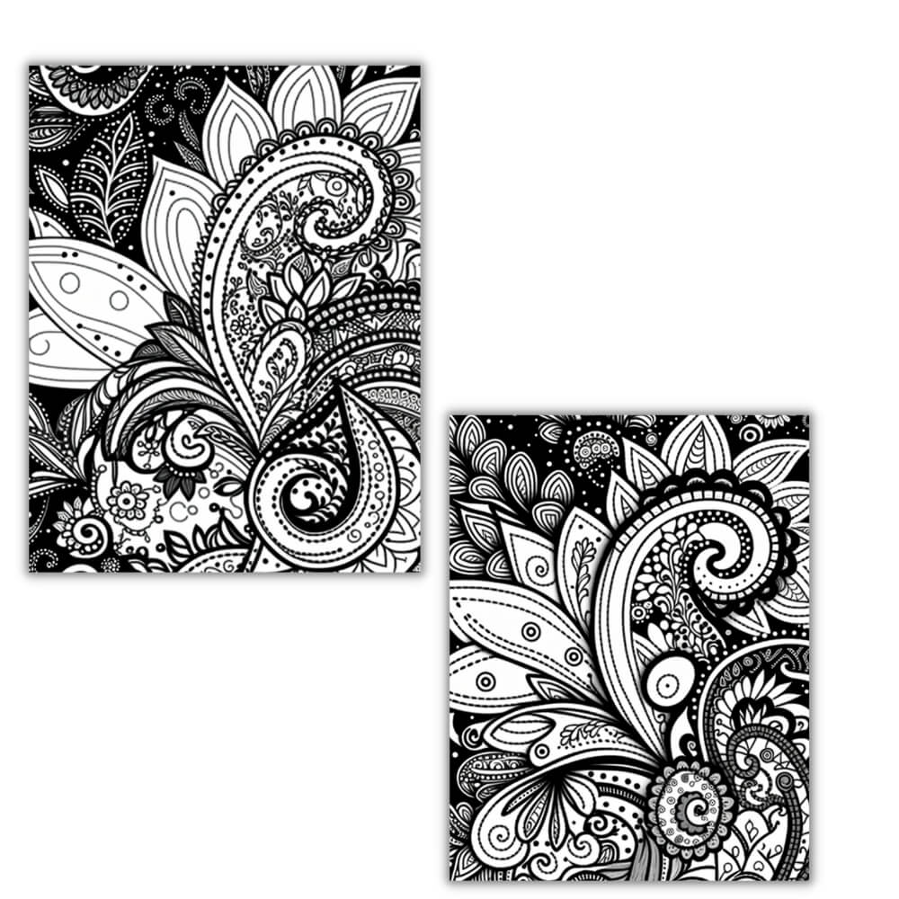 PLR Paisley Coloring Pages