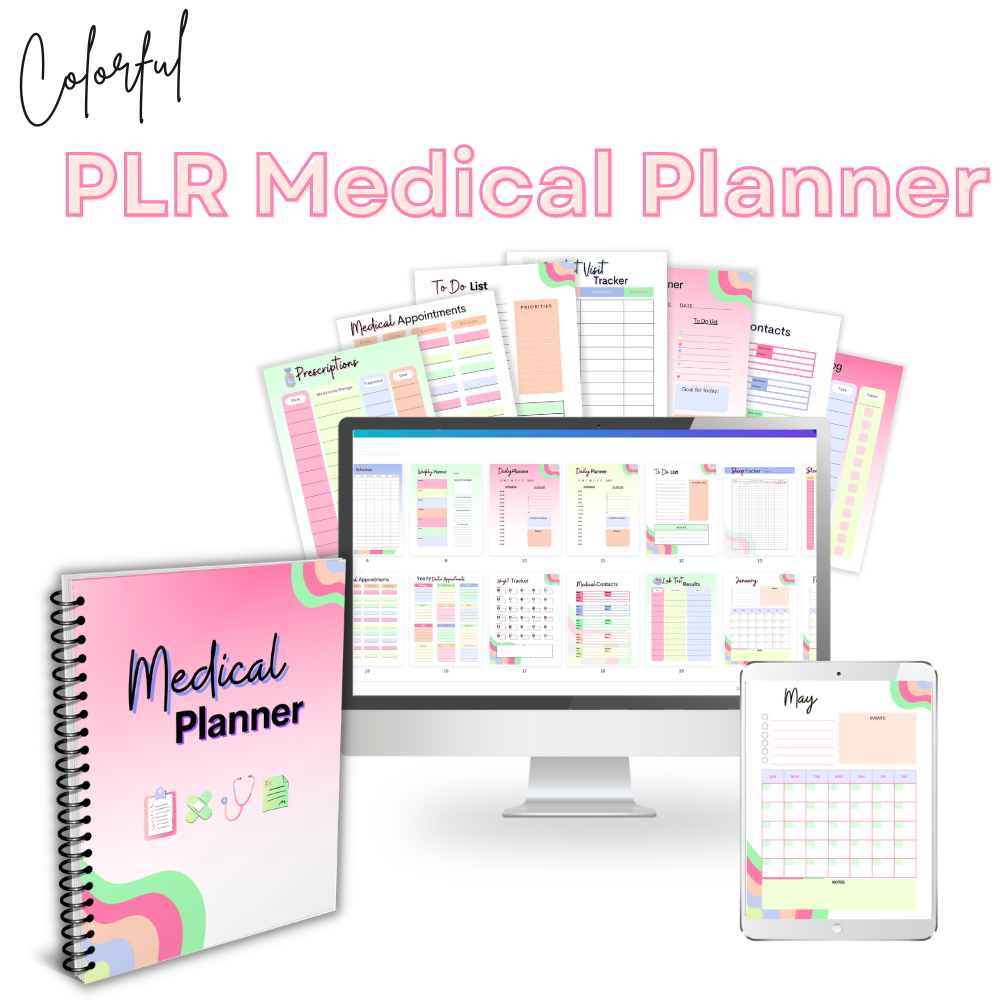 PLR Colorful Medical Planner