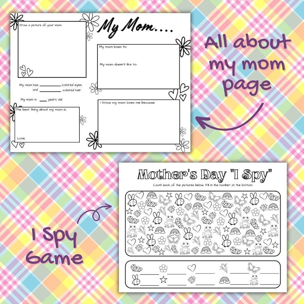 PLR Mother's Day Activity Bundle