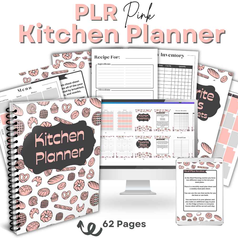 PLR Pink Kitchen Planner
