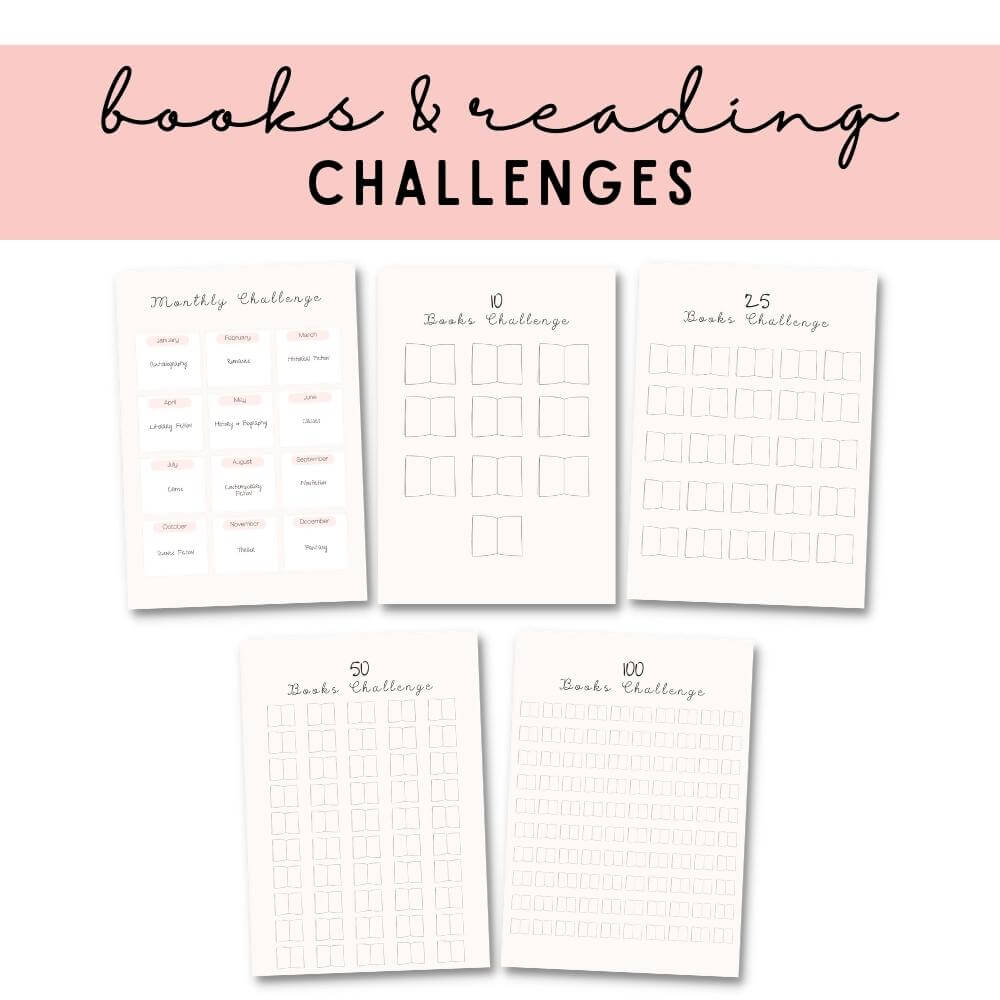 PLR Pink Reading Planner – plr-printables-store