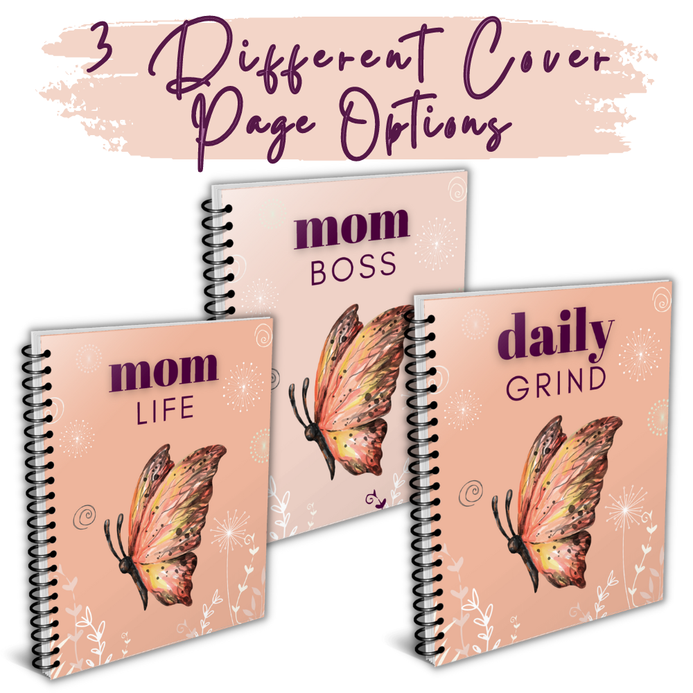 PLR Busy Mom Planner - Butterfly Design