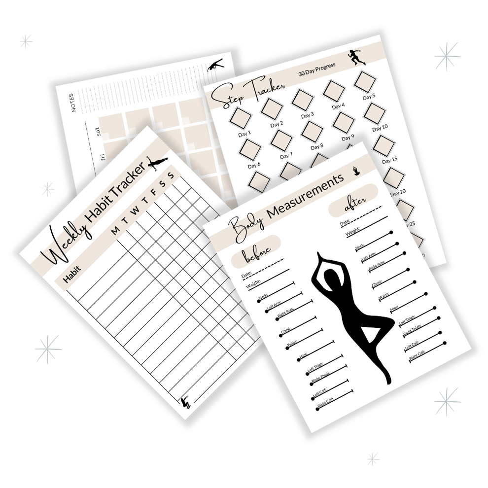 PLR Fitness Planner plrprintablesstore