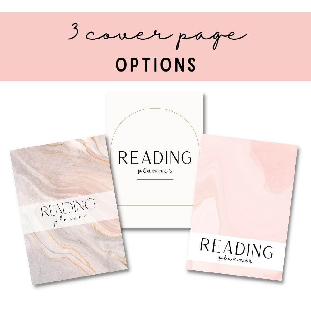 PLR Pink Reading Planner