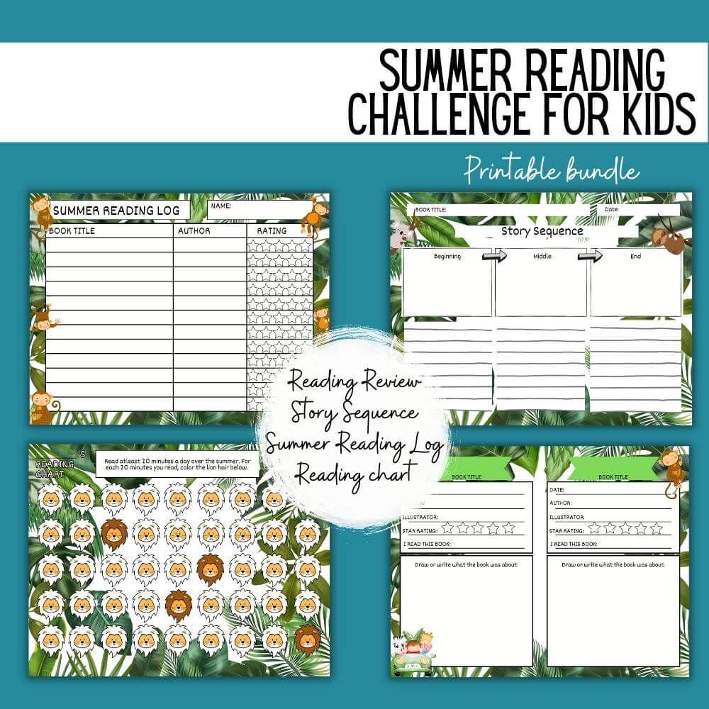 PLR Summer Reading Challenge - Safari Theme