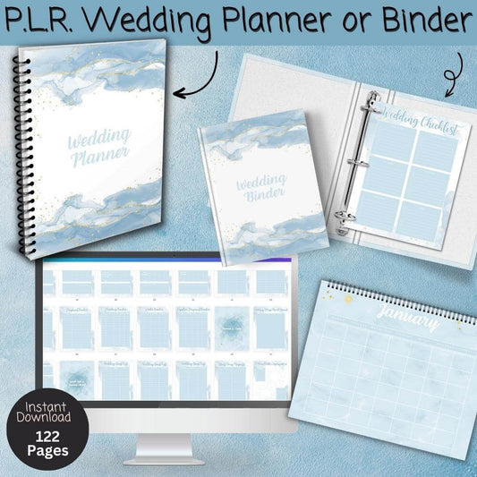 PLR Wedding Planner in Blue
